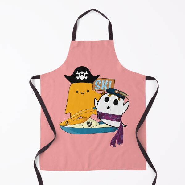 Item preview, Pirate ski buddies enjoying summer skiing-funny summer sports ghost edition designed and sold by Swagmode.