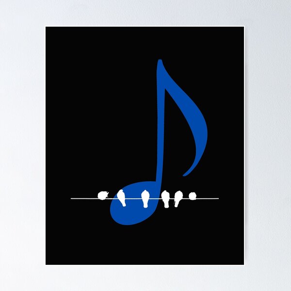 Eighth Note Wall Art for Sale | Redbubble