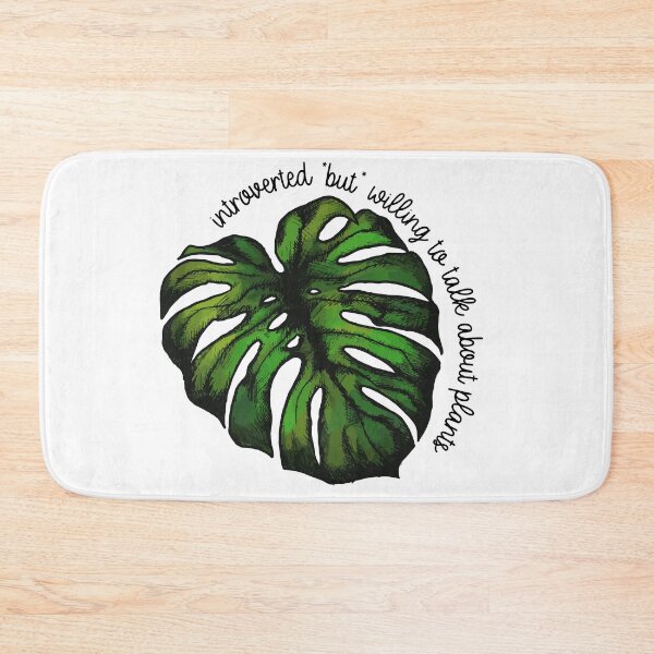 Item preview, Introverted BUT plants (monstera v2) designed and sold by Lupe-and-Pono.