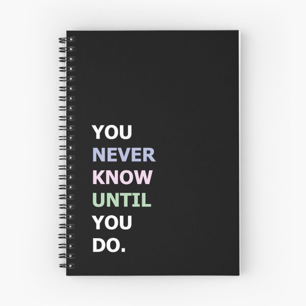 Item preview, You never know until you do designed and sold by creondesign.
