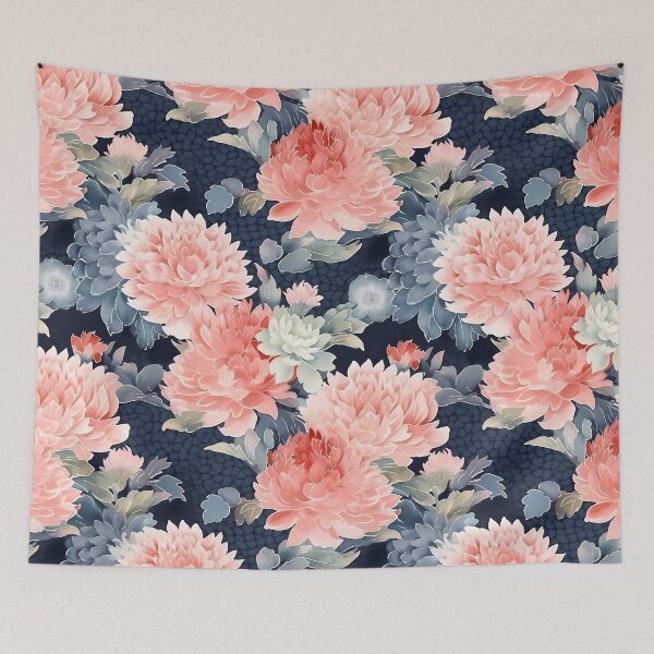 Item preview, Sakura - Colourful Watercolour Calligraphy Pattern designed and sold by JamDesignz.