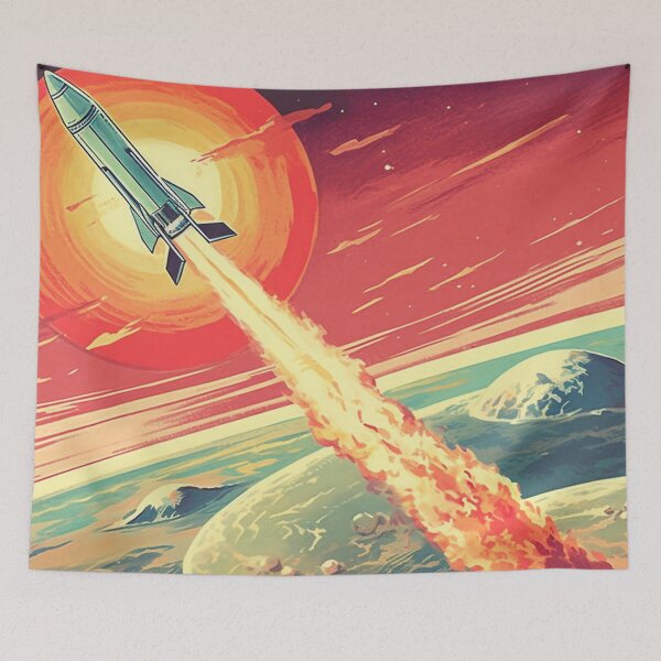 Item preview, Space Rocket designed and sold by Flakey-.
