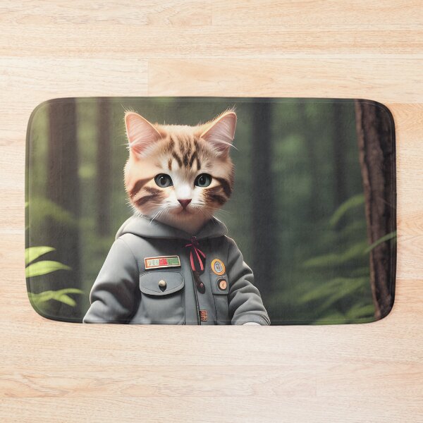 Item preview, Scout Cat - Modern Digital Art designed and sold by Ai-michiart.