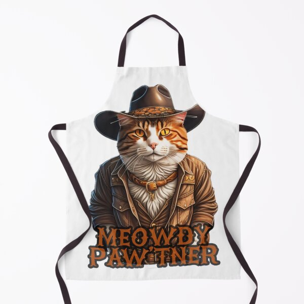 Item preview, Meowdy Paw'tner Cat in a Cowboy Hat designed and sold by Simply-Cryptic.