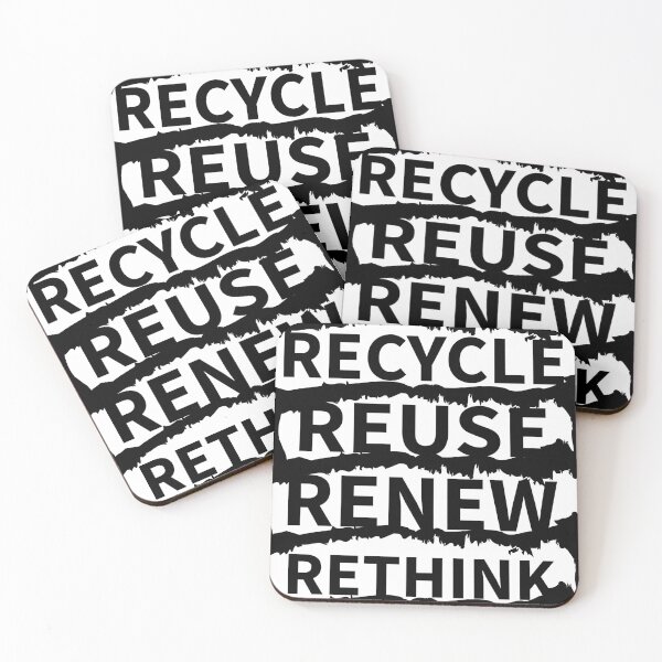 Item preview, recycle reuse renew rethink distrissed designed and sold by WilliamsGFX.