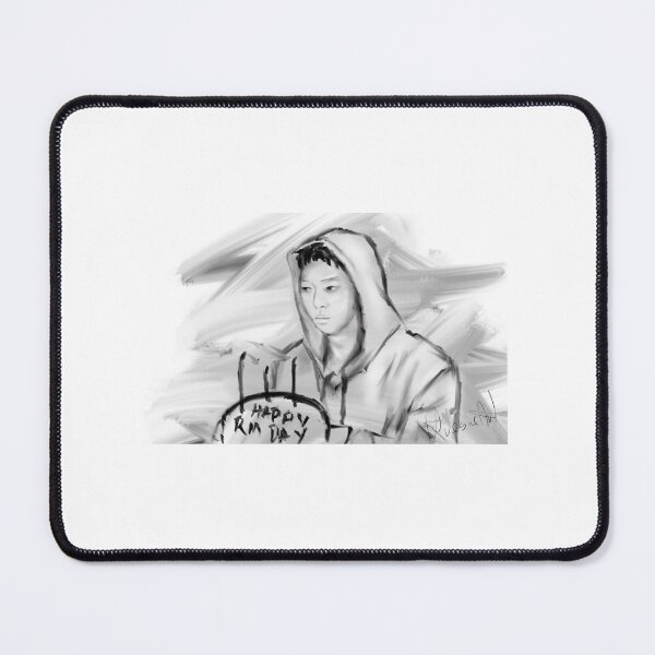 Item preview, Namjoon RM BTS fanart kpop portrait birthday cake designed and sold by Krasiaart.