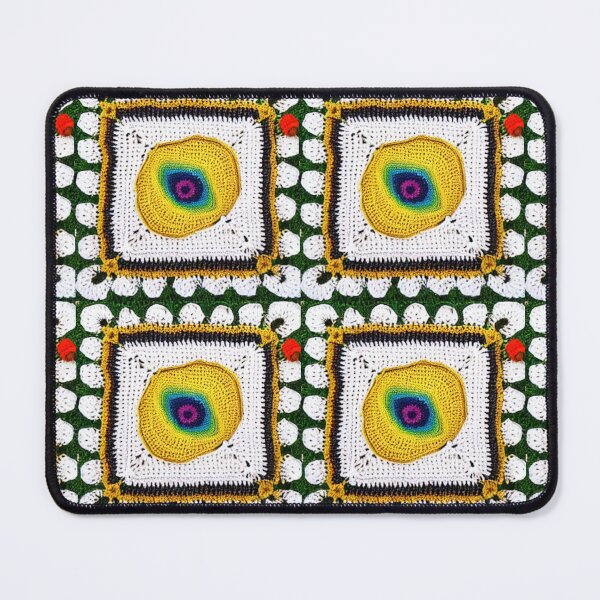 Item preview, Crocheted grandmother's squares. Abstraction. designed and sold by Natalia-Vlad.