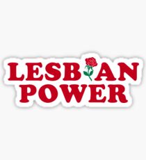 Pegatina Poder lesbiano
