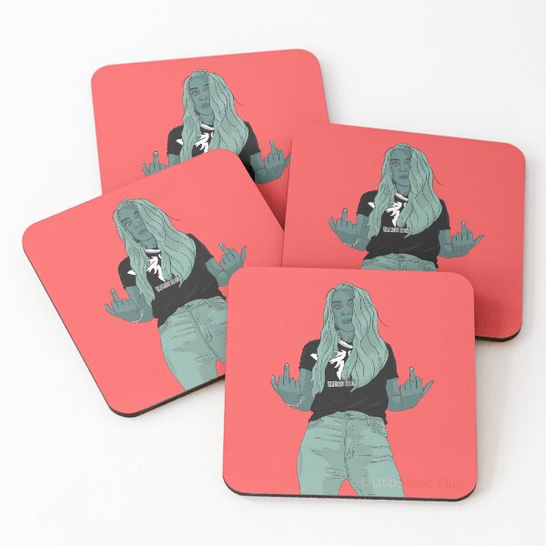 Item preview, Flip off girl designed and sold by ArtByNyland.