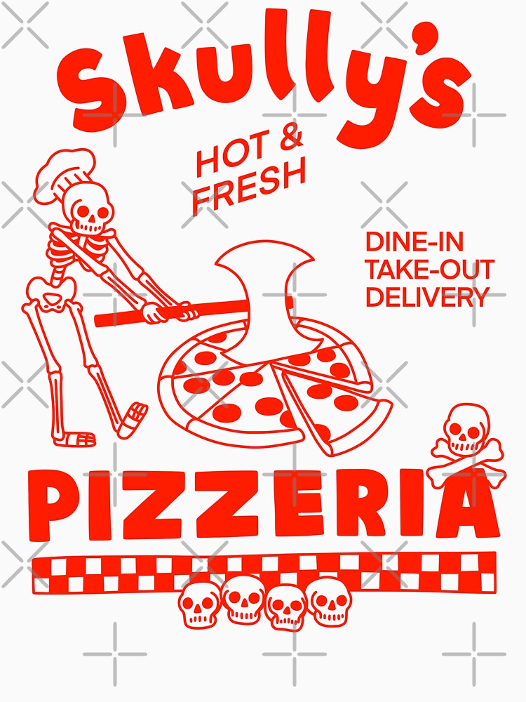 Thumbnail 7 of 7, Essential T-Shirt, Skully's Pizzeria designed and sold by obinsun.