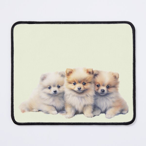 Item preview, Watercolor Pomeranian Puppies designed and sold by ttntt.
