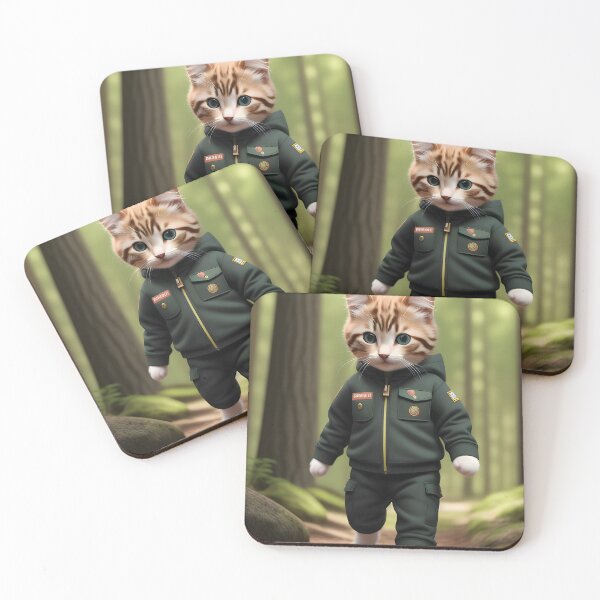 Item preview, Scout Cat - Modern Digital Art designed and sold by Ai-michiart.