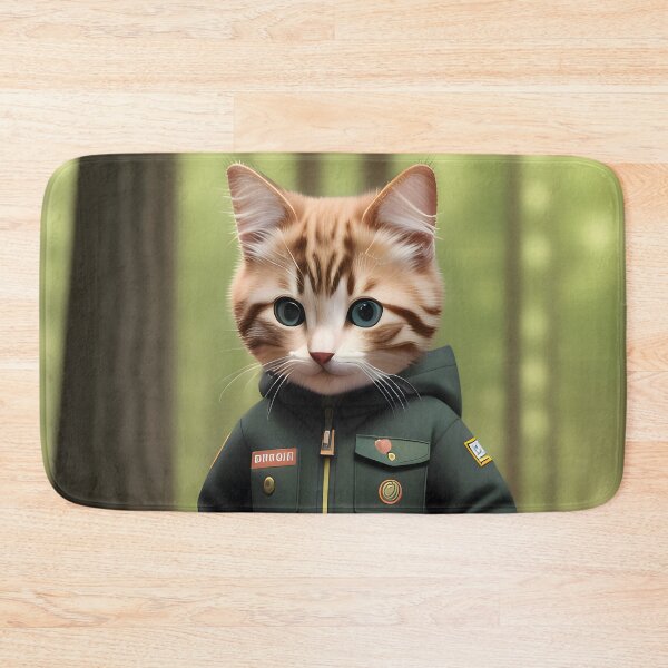 Item preview, Scout Cat - Modern Digital Art designed and sold by Ai-michiart.