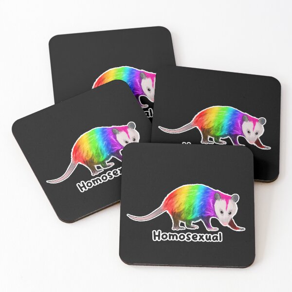 Item preview, Homosexual opossum | silly opossum  designed and sold by DarbyHunterArt.