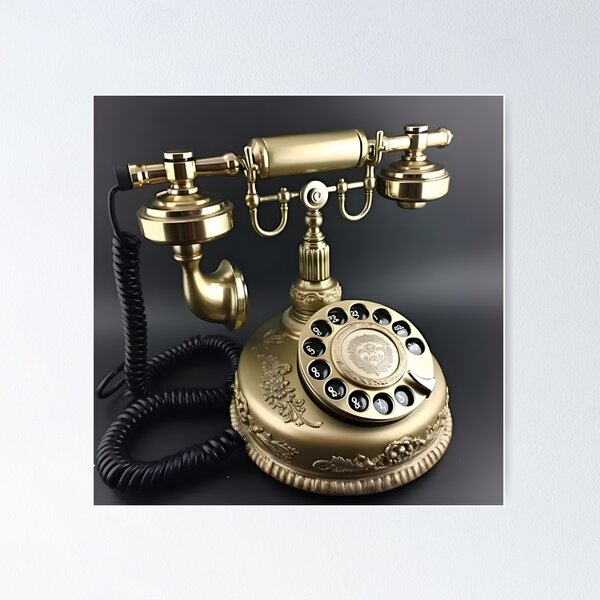 Item preview, Vintage Nostalgia Antique Rotary Dial Telephone  designed and sold by Justteesme.