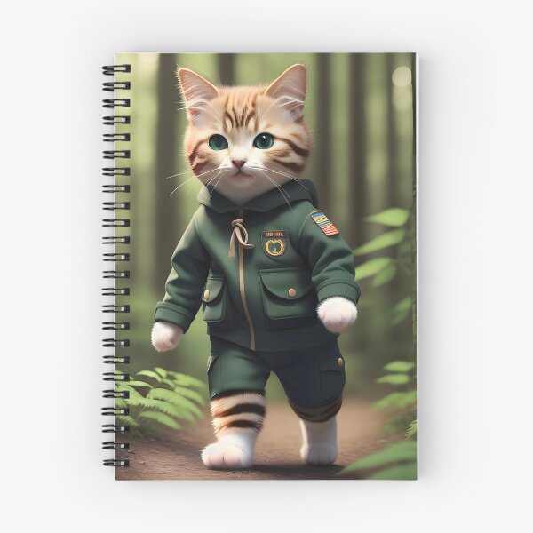 Item preview, Scout Cat - Modern Digital Art designed and sold by Ai-michiart.