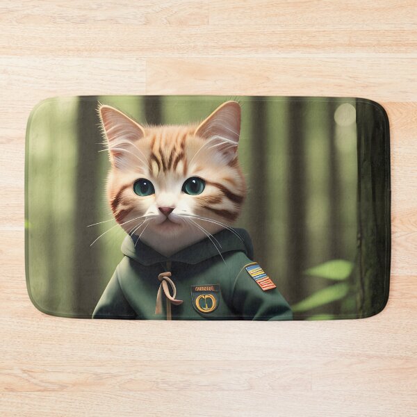 Item preview, Scout Cat - Modern Digital Art designed and sold by Ai-michiart.