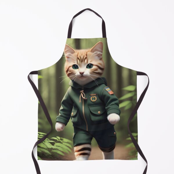 Item preview, Scout Cat - Modern Digital Art designed and sold by Ai-michiart.