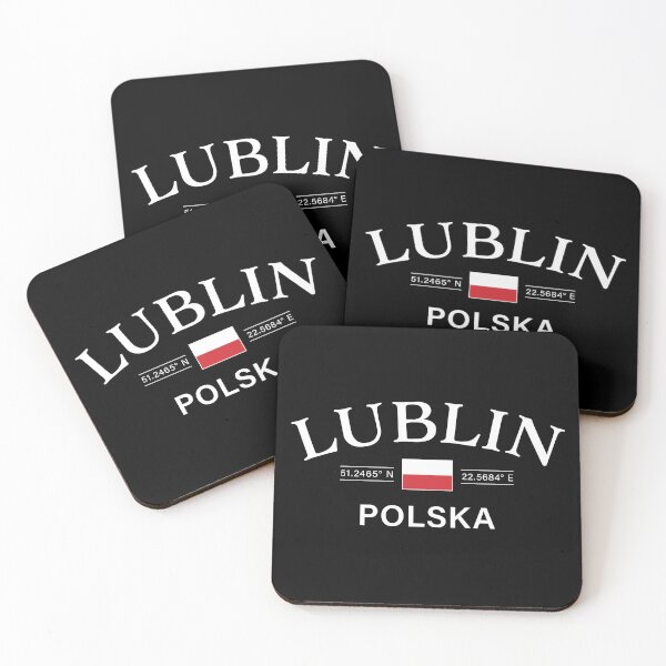 Item preview, Lublin Polska (Poland) Polish Coordinates designed and sold by HakeDesign.