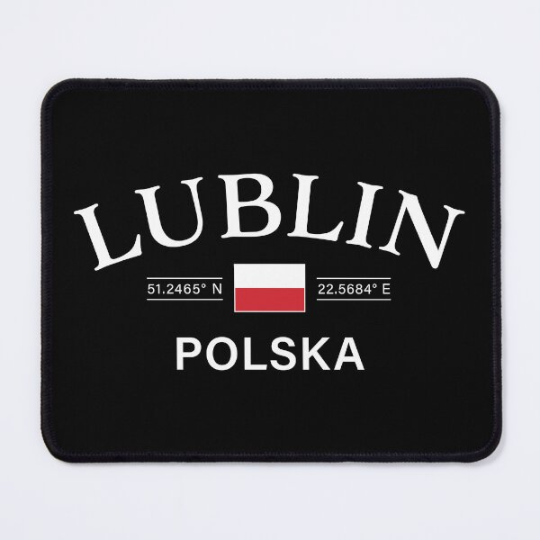 Item preview, Lublin Polska (Poland) Polish Coordinates designed and sold by HakeDesign.