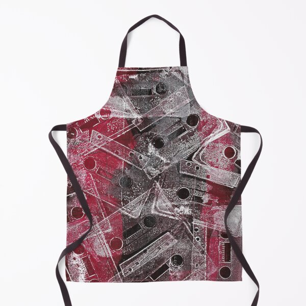 Item preview, Analogue music Cassette abstract print Red & Black designed and sold by Elizabeth-Banks.