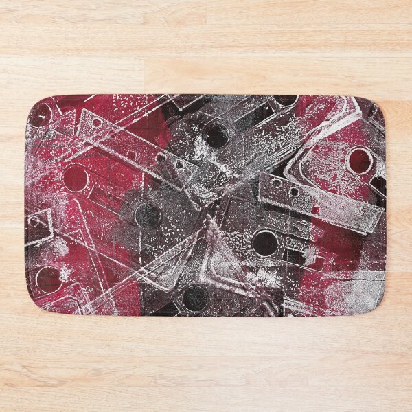 Item preview, Analogue music Cassette abstract print Red & Black designed and sold by Elizabeth-Banks.