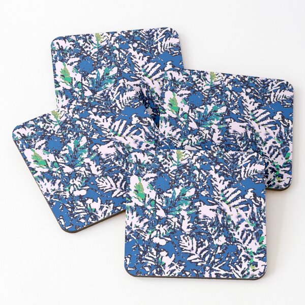 Item preview, Blue fern print designed and sold by Susan Gallup.
