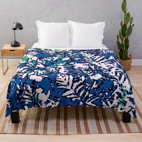 Item preview, Blue fern print designed and sold by Susan Gallup.