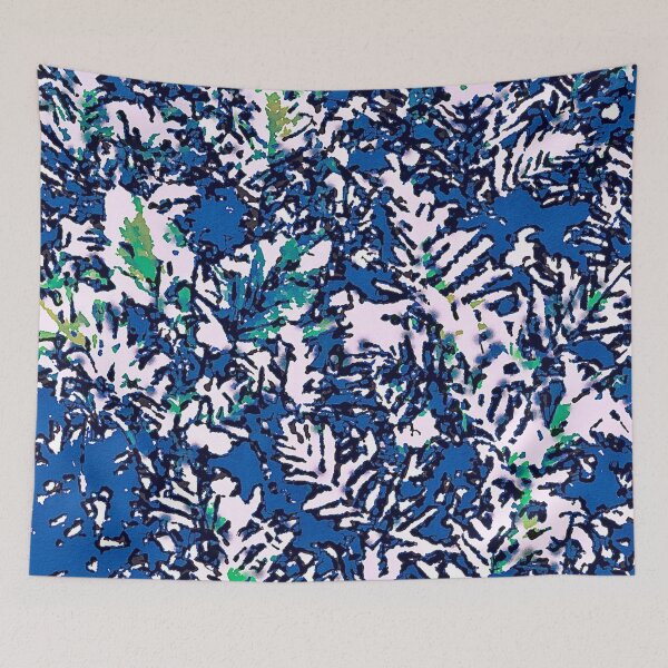 Item preview, Blue fern print designed and sold by Susan Gallup.