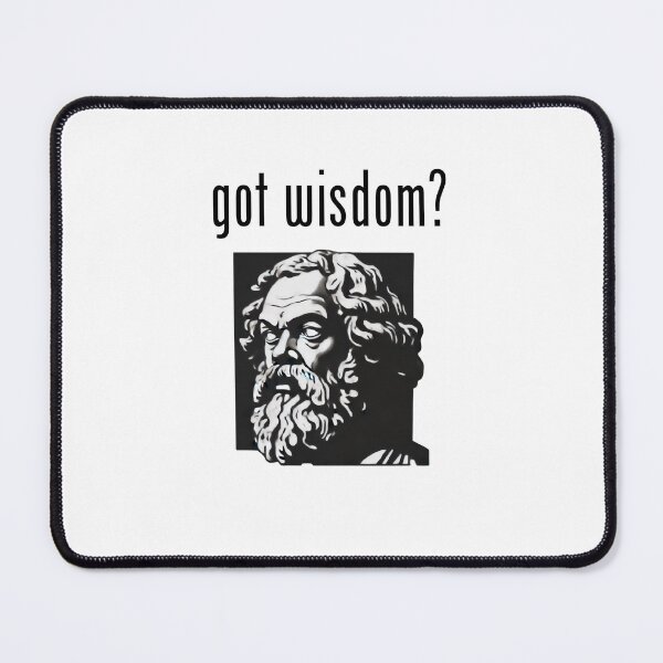 Item preview, Socrates Got Wisdom Philosophy Lover Intellectual designed and sold by The Junto Shop.