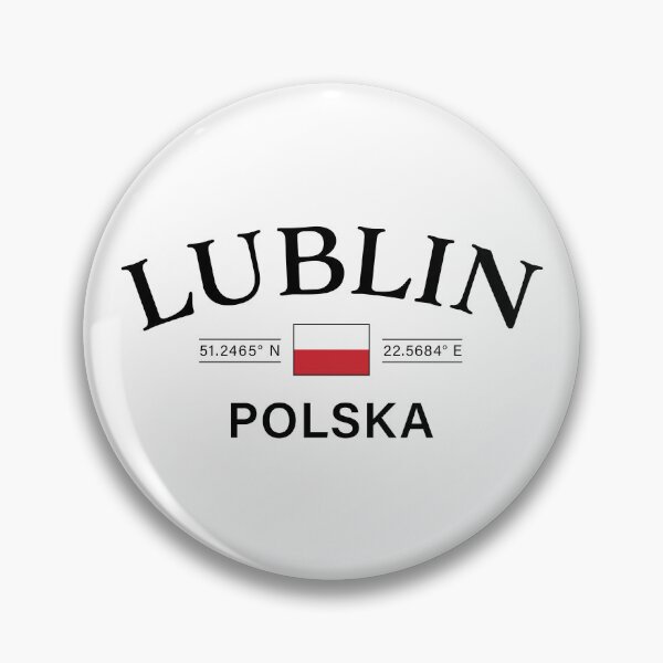Item preview, Lublin Polska (Poland) Polish Coordinates designed and sold by HakeDesign.