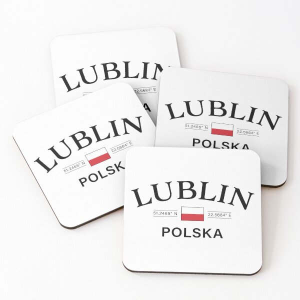 Item preview, Lublin Polska (Poland) Polish Coordinates designed and sold by HakeDesign.