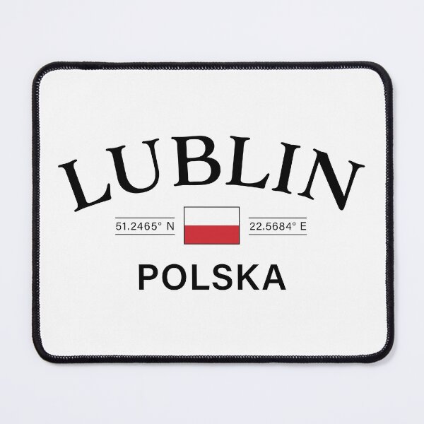 Item preview, Lublin Polska (Poland) Polish Coordinates designed and sold by HakeDesign.