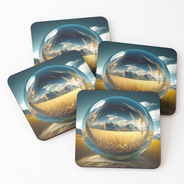 Item preview, Fantasy Landscape Art, Mountains Across the Field designed and sold by Fantasy Masterpiece.