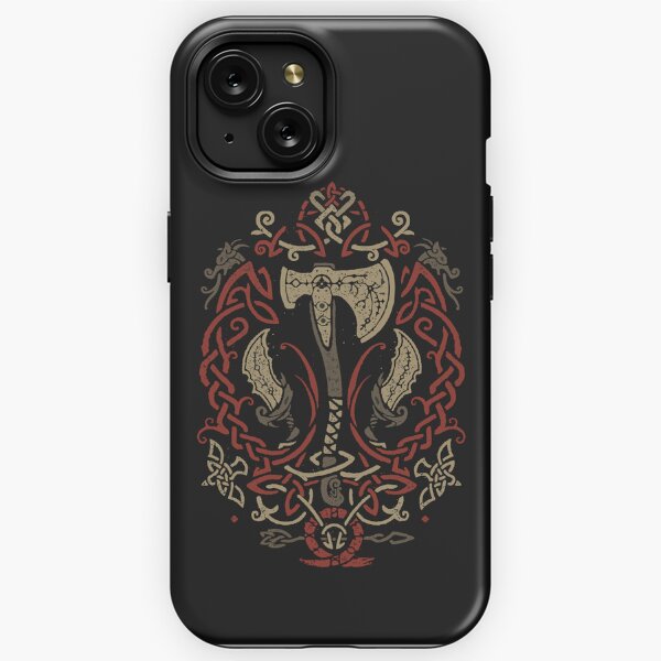 Capa de vidro macio para iPhone, The Darkness Art, Vikings, Ivar