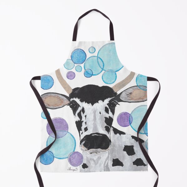 Item preview, Bubbles the Cow; whimsical cow surround by bubbles designed and sold by GeinaB.