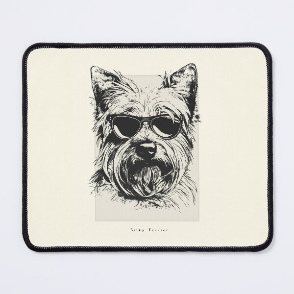 Item preview, Silky Terrier Digital Sketch Drawing Illustration designed and sold by rafaeltto.