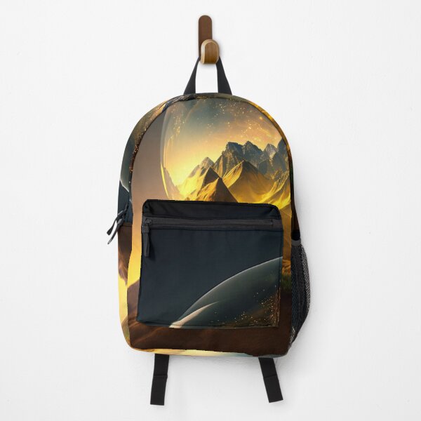 Item preview, Fantasy Landscape Art, Golden Sky designed and sold by Fantasy Masterpiece.