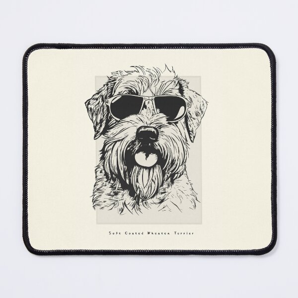 Item preview, Soft Coated Wheaten Terrier Digital Sketch Drawing Illustration designed and sold by rafaeltto.