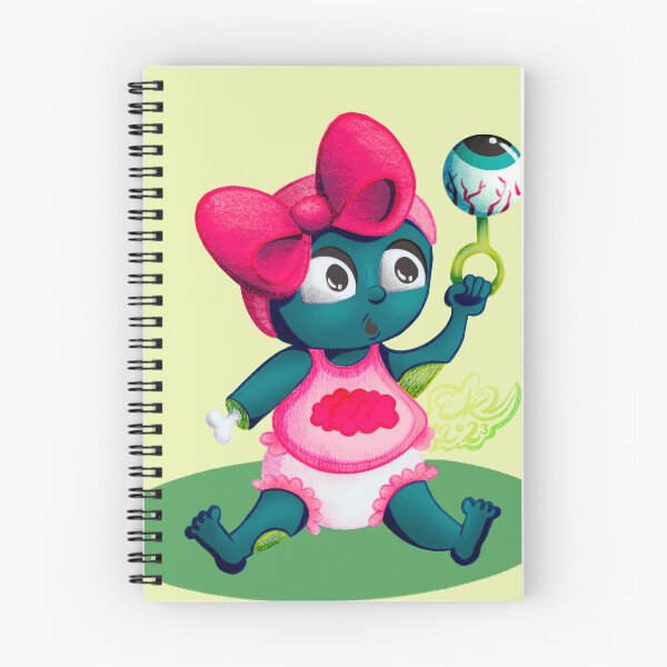 Aperçu de l'œuvre Zuzie le zombie créée et vendue par Emily-adele-art.