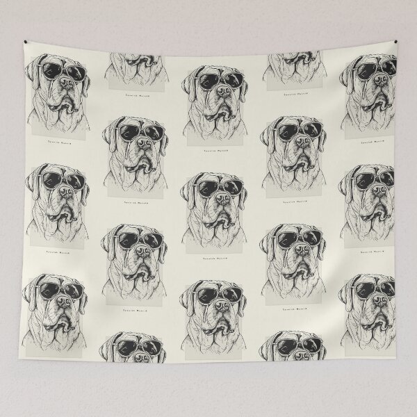 Artikelvorschau, Spanish Mastiff Digital Sketch Drawing Illustration entworfen und verkauft von rafaeltto.
