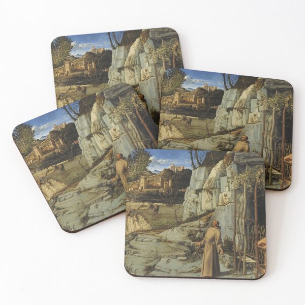Item preview, Saint Francis in the Desert | Giovanni Bellini | Catholic Art designed and sold by CJET.