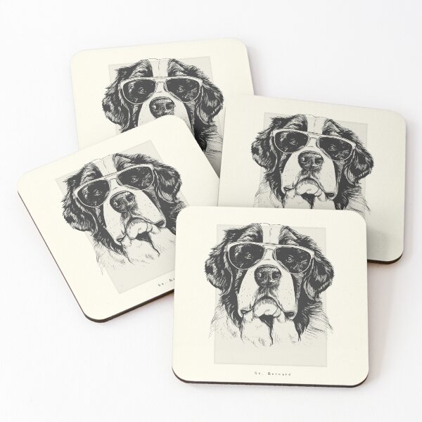 Item preview, St. Bernard Digital Sketch Drawing Illustration designed and sold by rafaeltto.