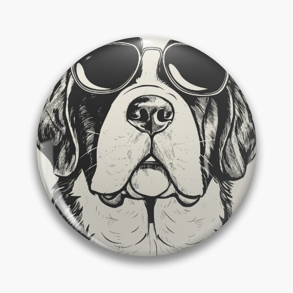 Item preview, St. Bernard Digital Sketch Drawing Illustration designed and sold by rafaeltto.