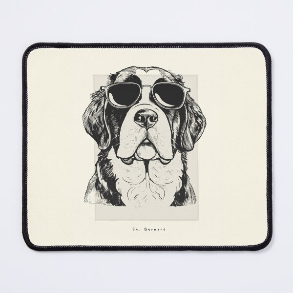 Item preview, St. Bernard Digital Sketch Drawing Illustration designed and sold by rafaeltto.