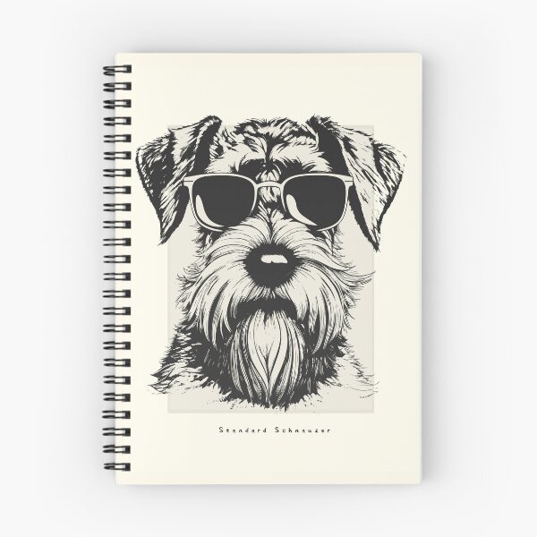 Artikelvorschau, Standard Schnauzer Digital Sketch Drawing Illustration entworfen und verkauft von rafaeltto.