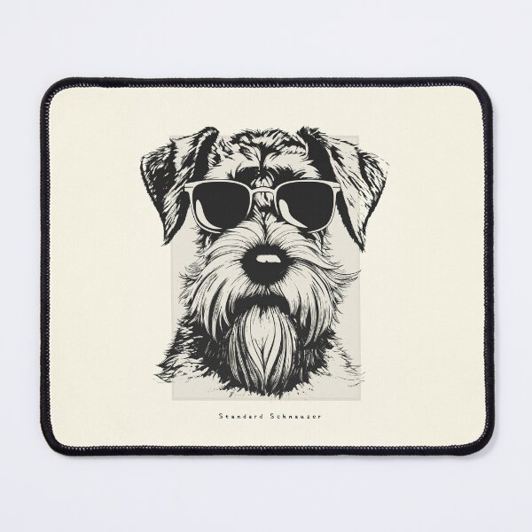 Item preview, Standard Schnauzer Digital Sketch Drawing Illustration designed and sold by rafaeltto.