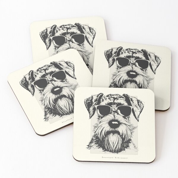 Item preview, Standard Schnauzer Digital Sketch Drawing Illustration designed and sold by rafaeltto.
