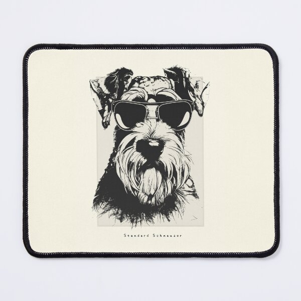Item preview, Standard Schnauzer Digital Sketch Drawing Illustration designed and sold by rafaeltto.