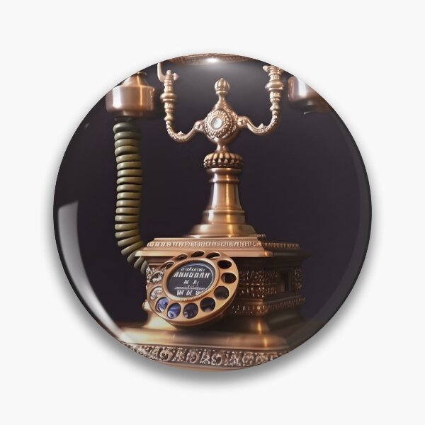 Item preview, Brass Vintage Nostalgia Antique Rotary Dial Telephone  designed and sold by Justteesme.
